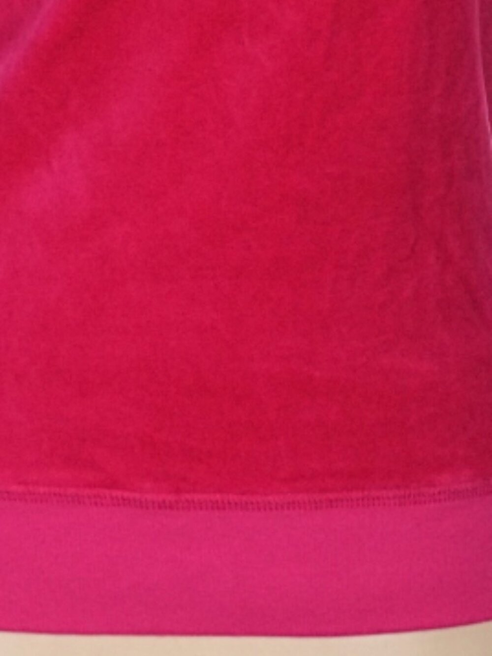 Juicy Couture Vintage Off-The-Shoulder Velour Pullover Top - Size Large - Picture 4 of 9